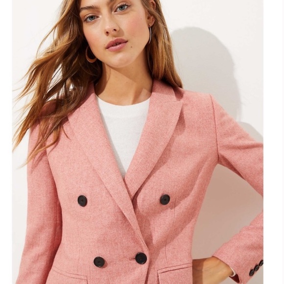 *SOLD* Ann Taylor Loft double breasted blazer - Picture 3 of 10